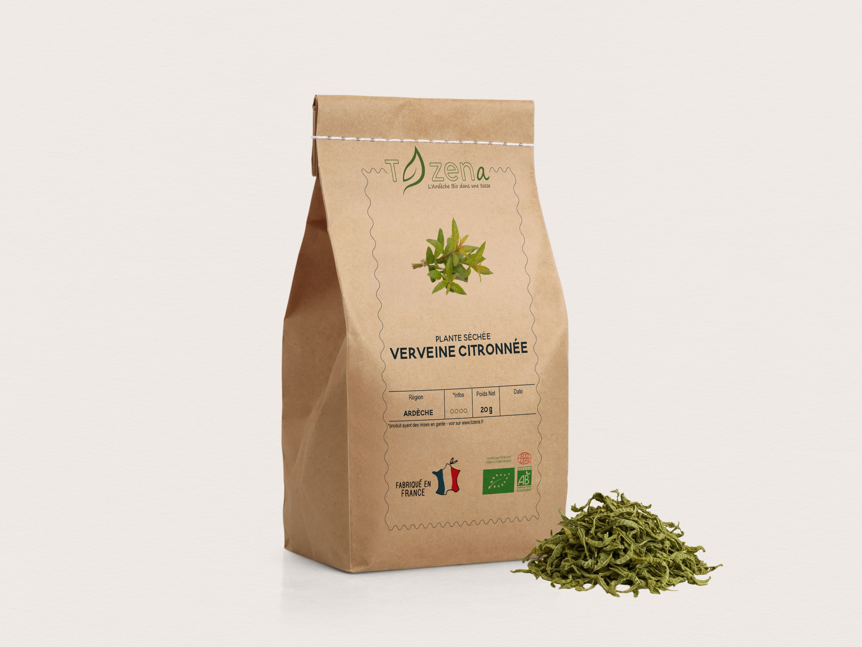 Verveine citronnée – Sachet 20 grammes